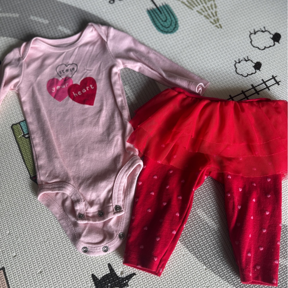 Valentines 6 month outfit